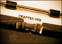 Chapter One on typewriter